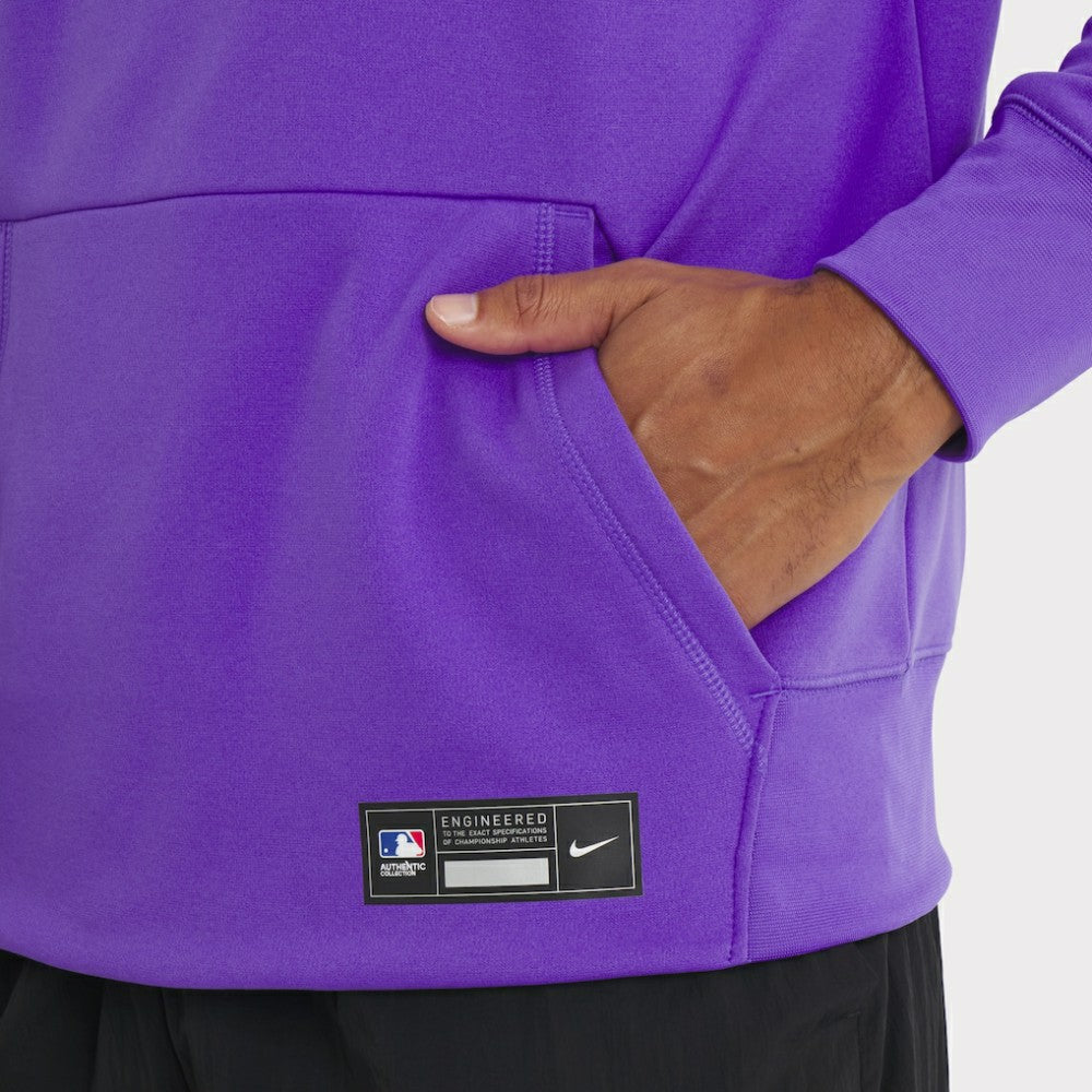 Colorado Rockies 2025 City Connect Authentic Collection Therma Pullover Hoodie - Purple | Nike