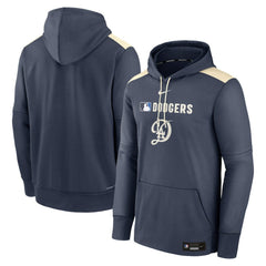 Los Angeles Dodgers Authentic Collection City Connect Therma Pullover Hoodie - Navy | Nike