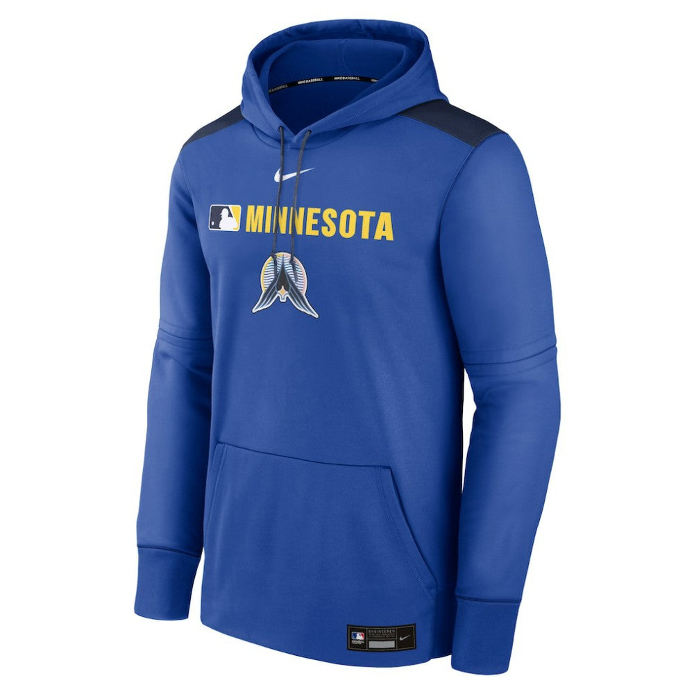 Minnesota Twins Authentic Collection City Connect Therma Pullover Hoodie - Royal | Nike