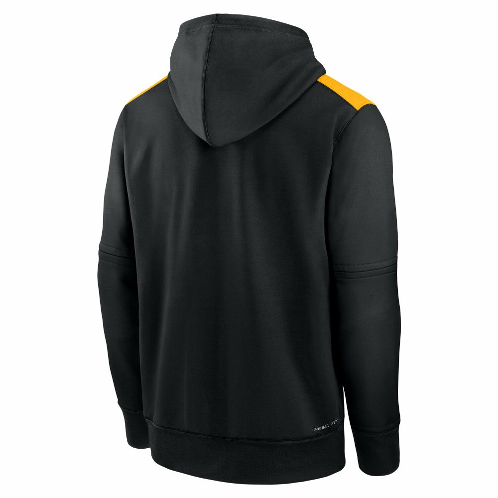 Pittsburgh Pirates Authentic Collection City Connect Therma Pullover Hoodie - Black | Nike