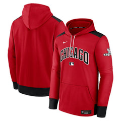 Chicago White Sox 2025 City Connect Authentic Collection Performance Pullover Hoodie - Red/Black | Nike