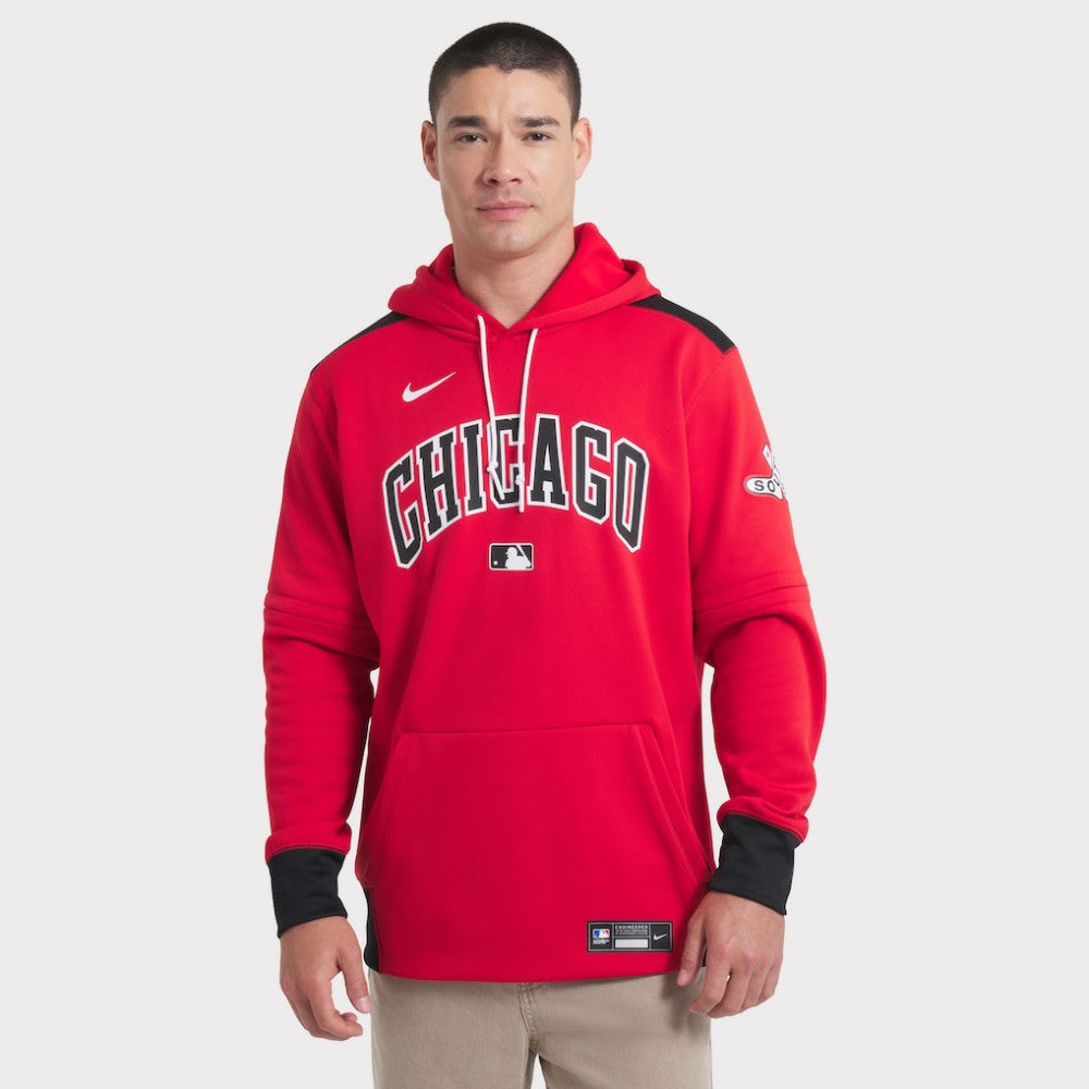 Chicago White Sox 2025 City Connect Authentic Collection Performance Pullover Hoodie - Red/Black | Nike