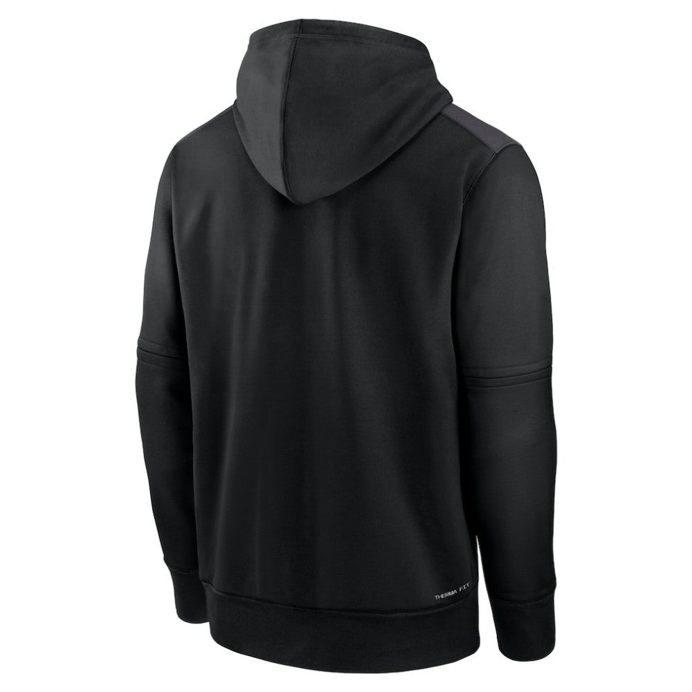 Baltimore Orioles Authentic Collection City Connect Therma Pullover Hoodie - Black | Nike