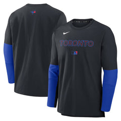Toronto Blue Jays 2025 City Connect Authentic Collection Player Dri-FIT Lightweight Pullover - Black | Nike
