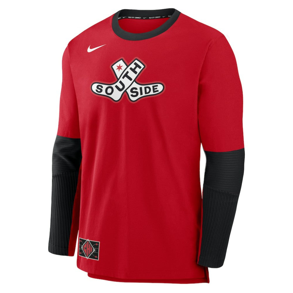 Chicago White Sox 2025 City Connect Authentic Collection Player Dri-FIT Lightweight Pullover - Red | Nike