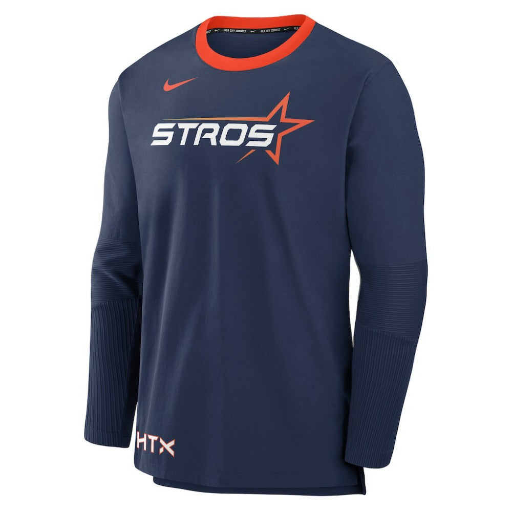 Houston Astros 2025 City Connect Authentic Collection Lightweight Player Performance Long Sleeve Top - Navy | Nike