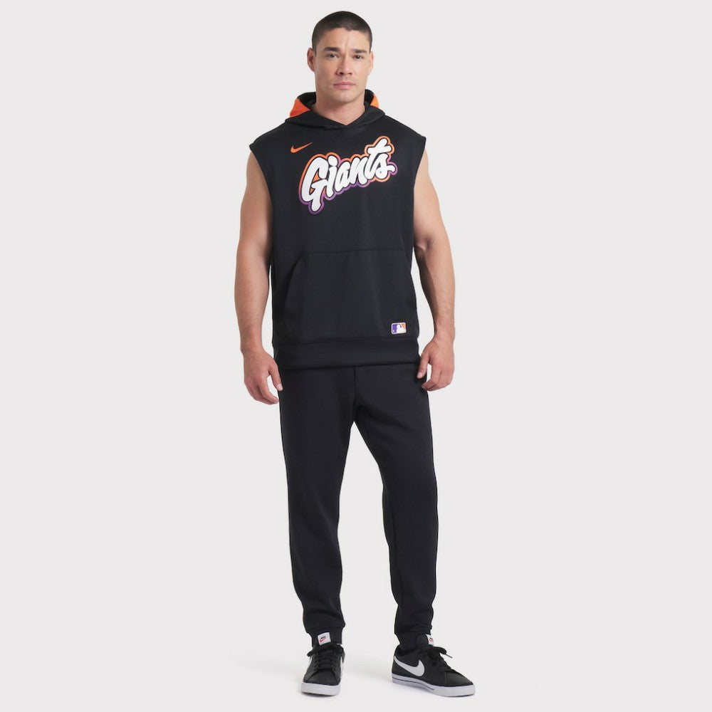 San Francisco Giants 2025 City Connect Authentic Collection Dri-FIT Sleeveless Hoodie - Black | Nike