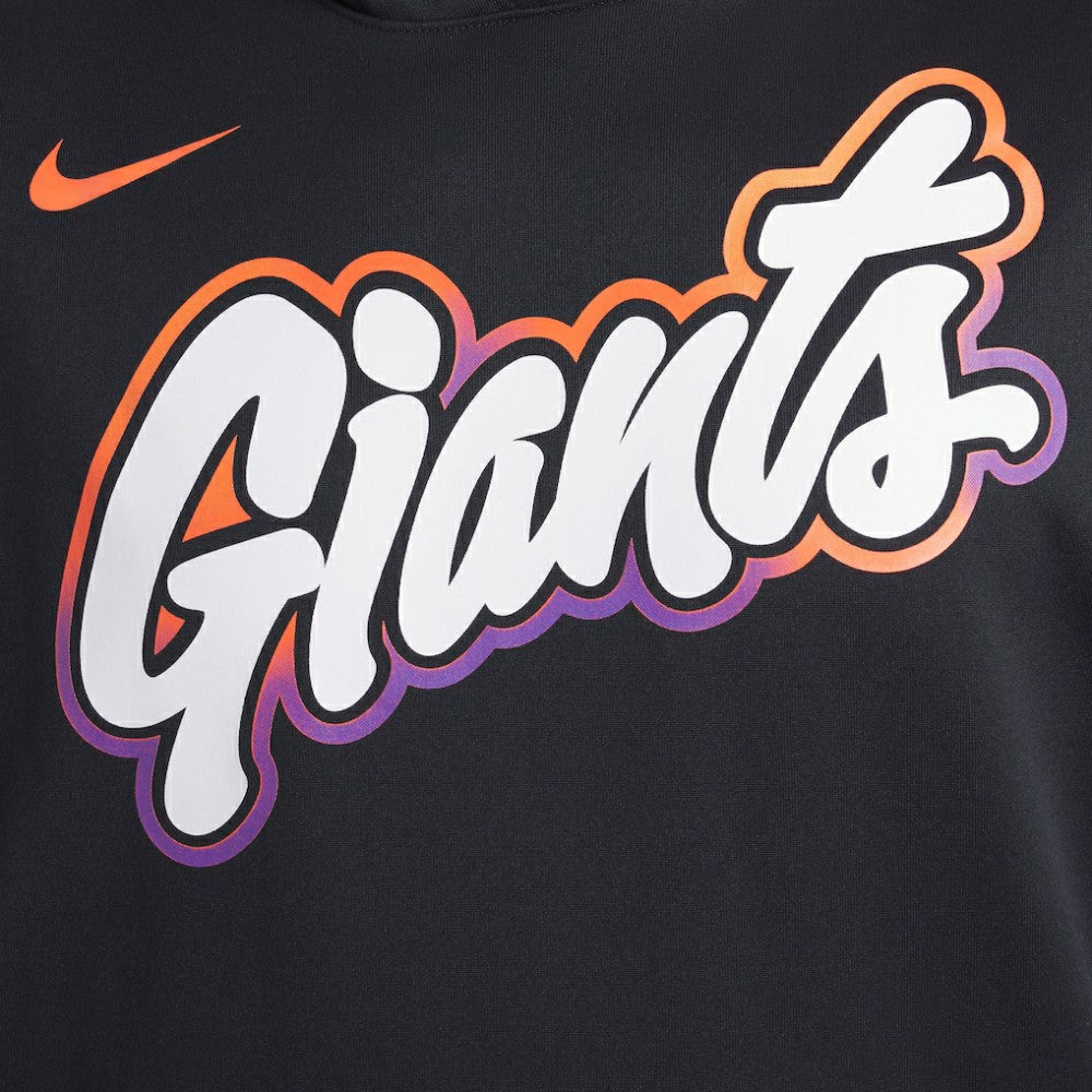 San Francisco Giants 2025 City Connect Authentic Collection Dri-FIT Sleeveless Hoodie - Black | Nike