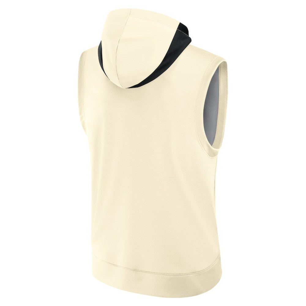 Los Angeles Dodgers 2025 City Connect Authentic Collection Dri-FIT Sleeveless Hoodie - Cream | Nike
