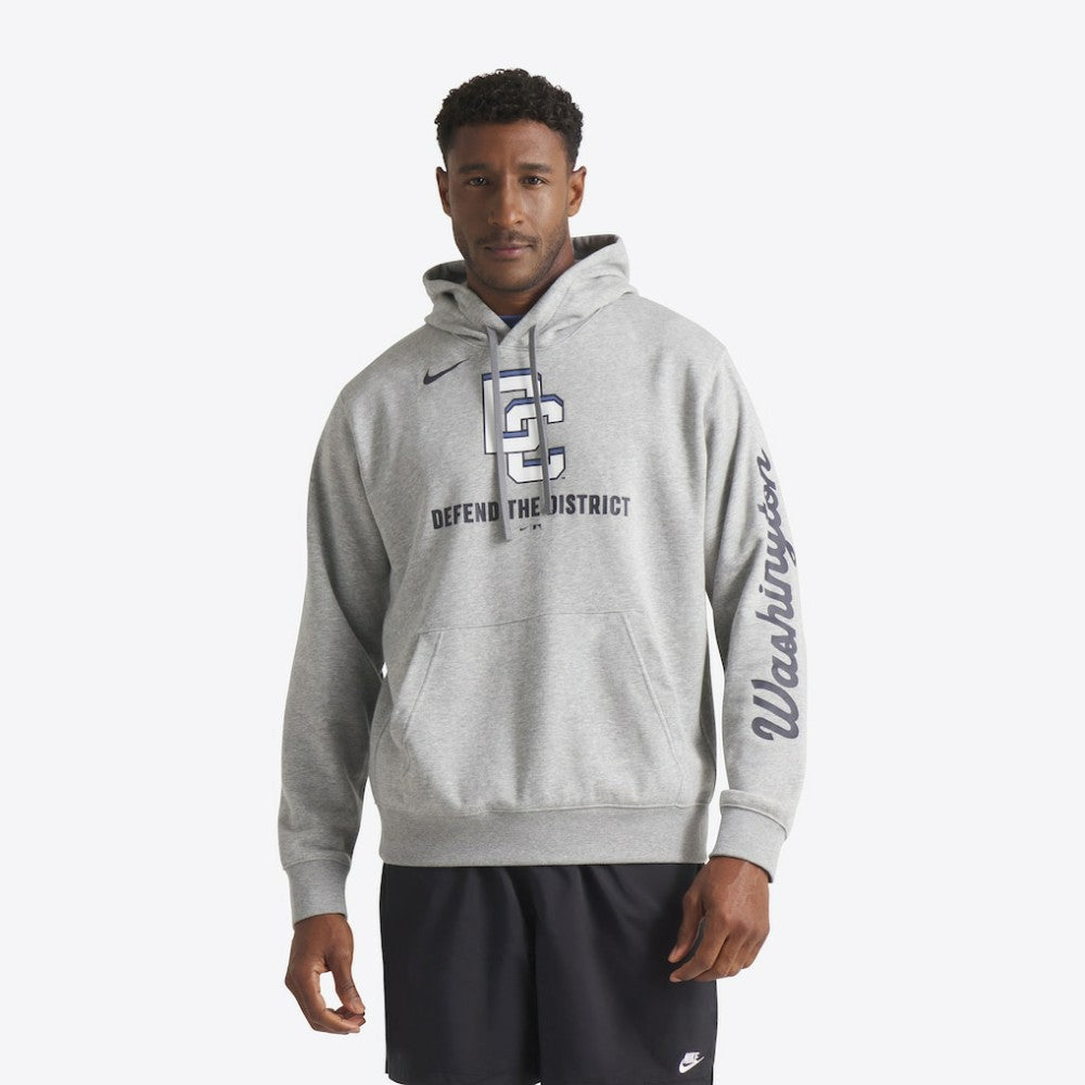 Washington Nationals 2025 City Connect French Terry Club Pullover Hoodie - Heather Gray | Nike
