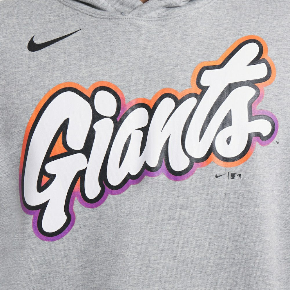 San Francisco Giants 2025 City Connect French Terry Club Pullover Hoodie - Heather Gray | Nike