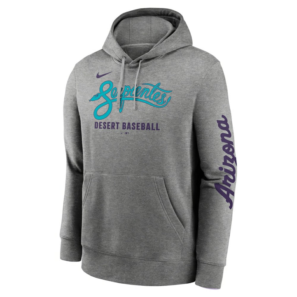 Arizona Diamondbacks City Connect Club Hoodie - Heather Charcoal | Nike