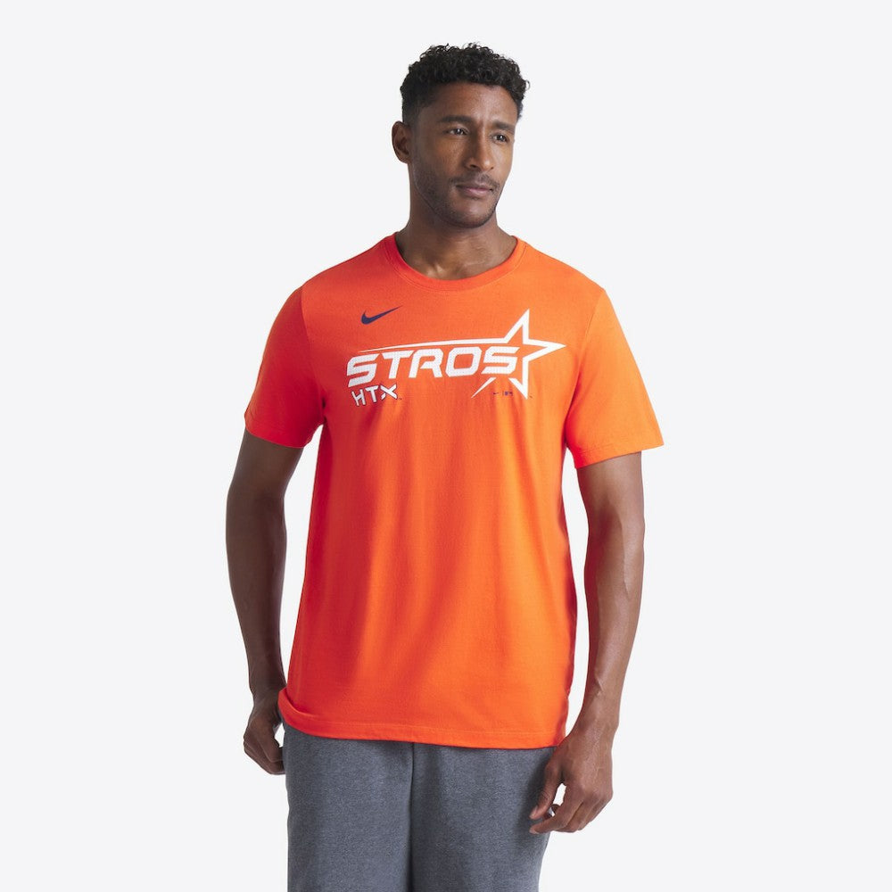 Houston Astros City Connect Wordmark T-Shirt - Orange | Nike