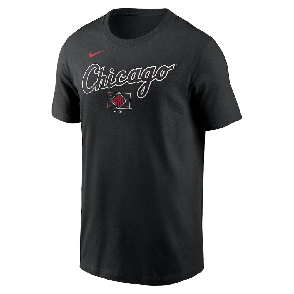 Chicago White Sox City Connect Wordmark T-Shirt - Black | Nike