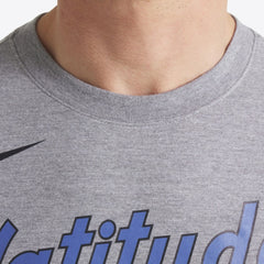 Washington Nationals City Connect Script Tri-Blend T-Shirt - Heather Charcoal | Nike