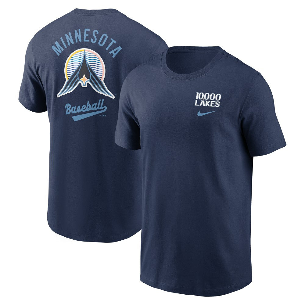 Minnesota Twins 2025 City Connect 2-Hit T-Shirt - Navy | Nike