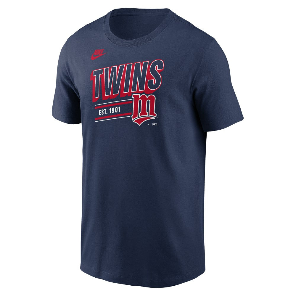 Minnesota Twins Cooperstown Collection Retro T-Shirt - Navy | Nike
