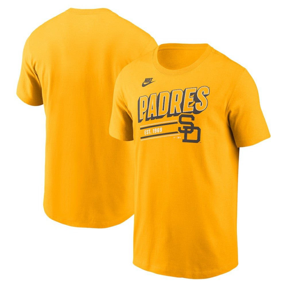 San Diego Padres Cooperstown Collection Retro T-Shirt - Gold | Nike