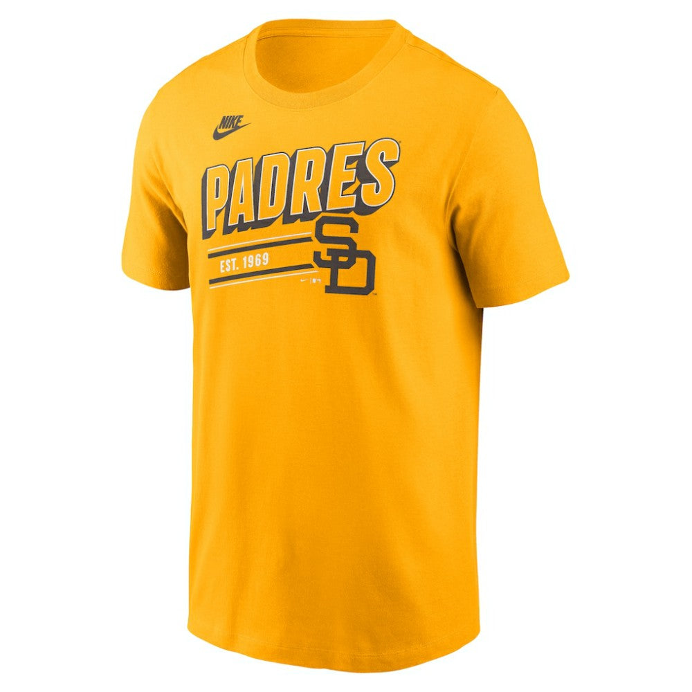 San Diego Padres Cooperstown Collection Retro T-Shirt - Gold | Nike