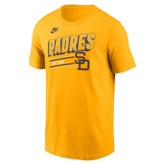 San Diego Padres Cooperstown Collection Retro T-Shirt - Gold | Nike