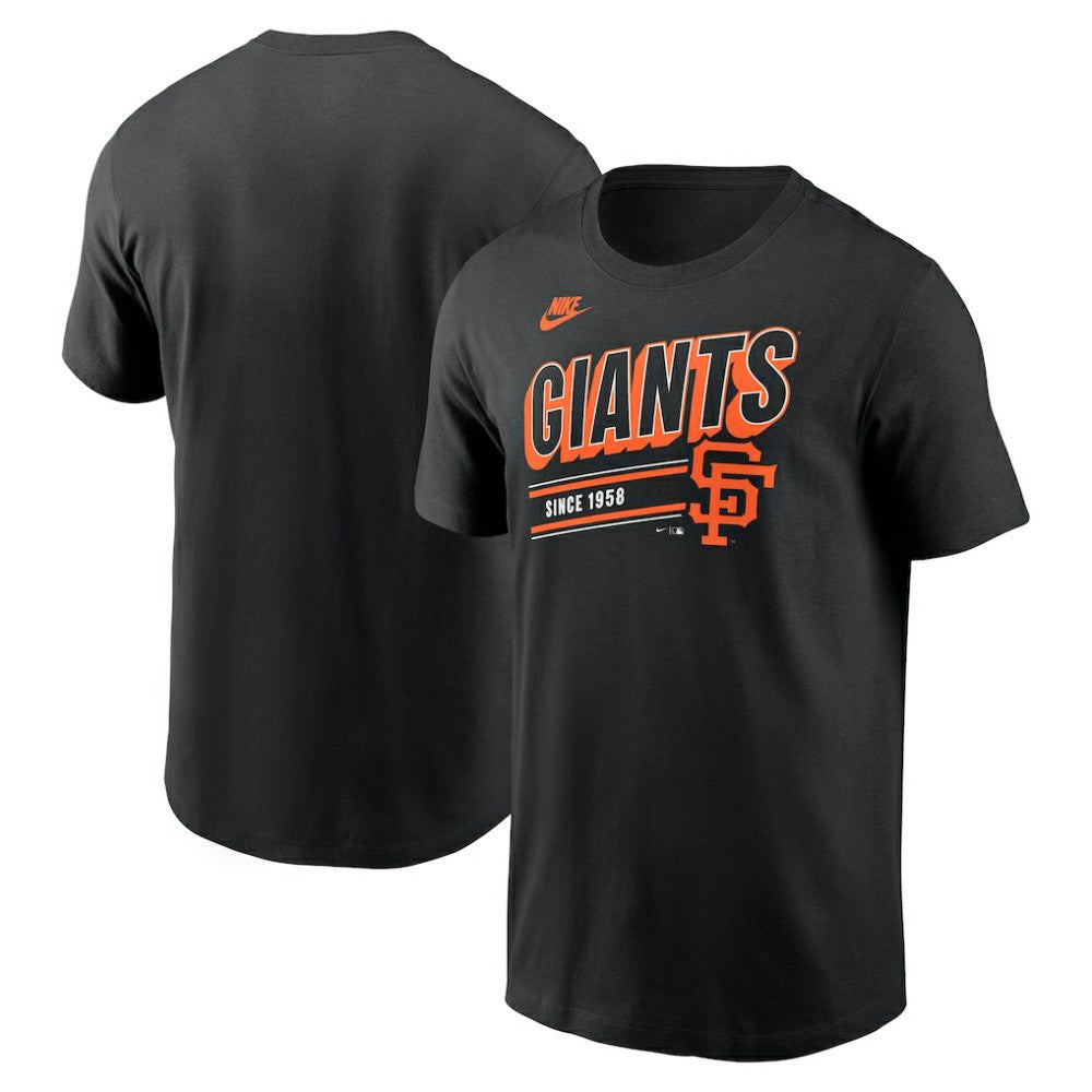 San Francisco Giants Cooperstown Collection Retro T-Shirt - Black | Nike