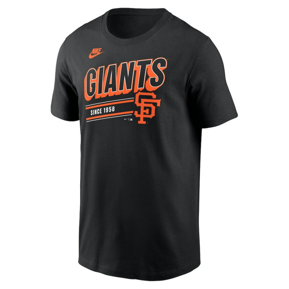 San Francisco Giants Cooperstown Collection Retro T-Shirt - Black | Nike