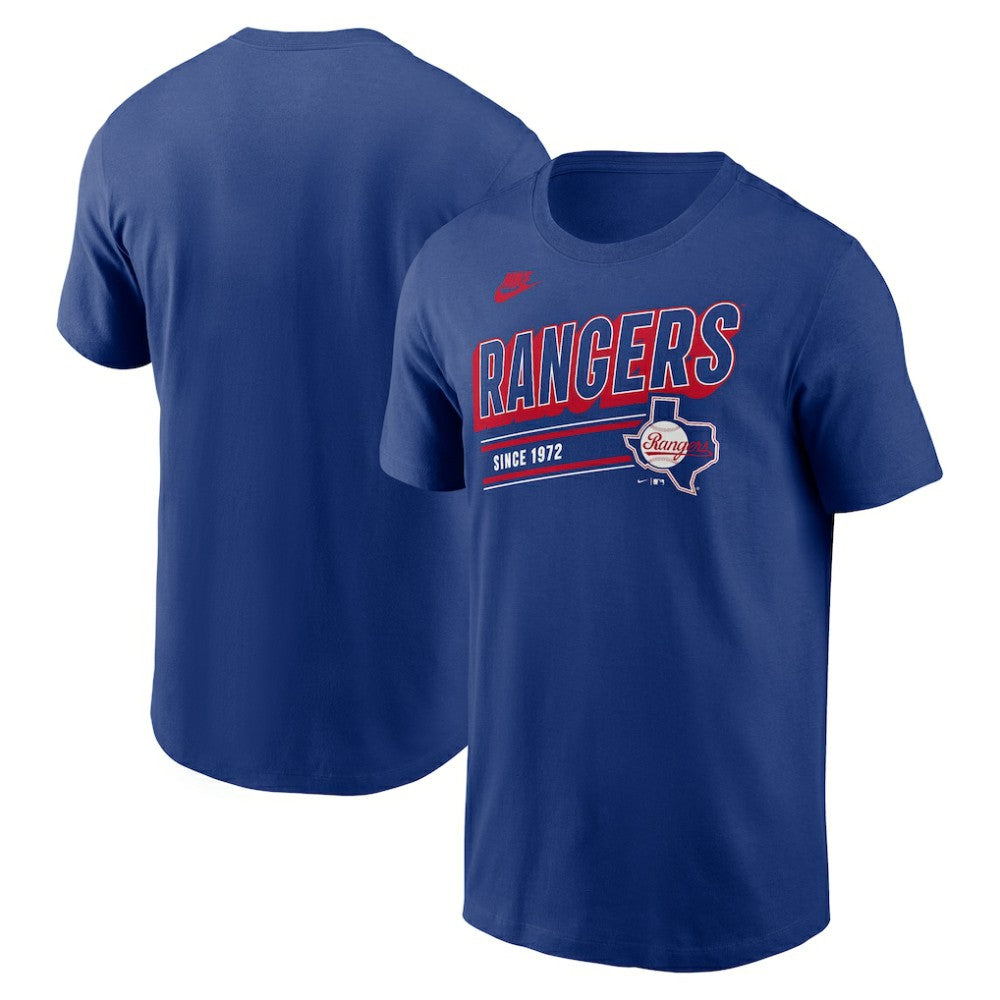 Texas Rangers Cooperstown Collection Retro T-Shirt - Royal | Nike