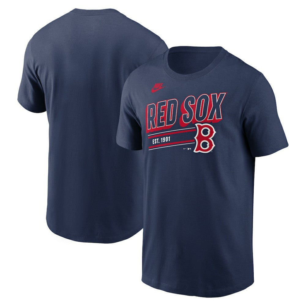 Boston Red Sox Cooperstown Collection Retro T-Shirt - Navy | Nike