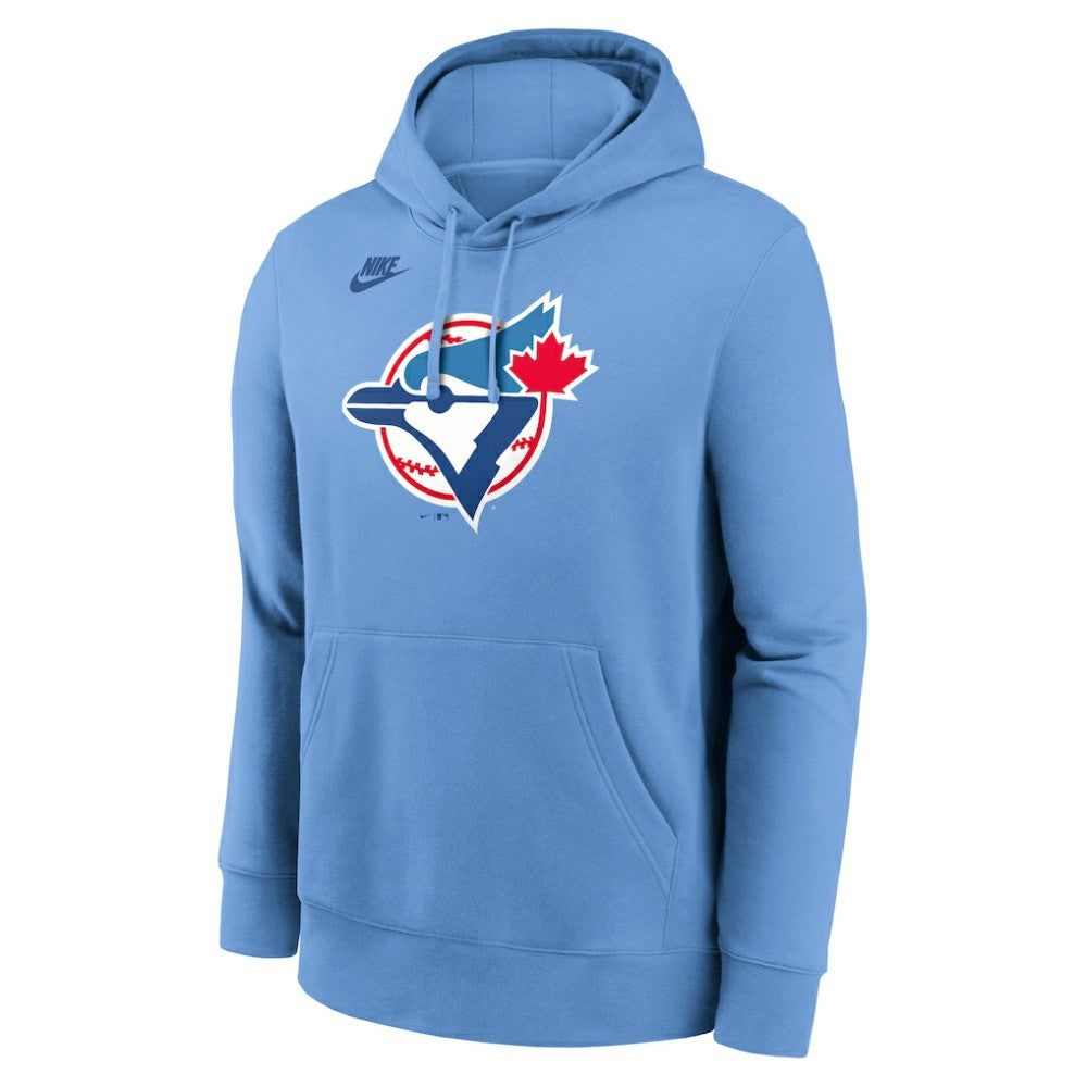 Toronto Blue Jays Cooperstown Collection Logo Club Hoodie - Powder Blue | Nike