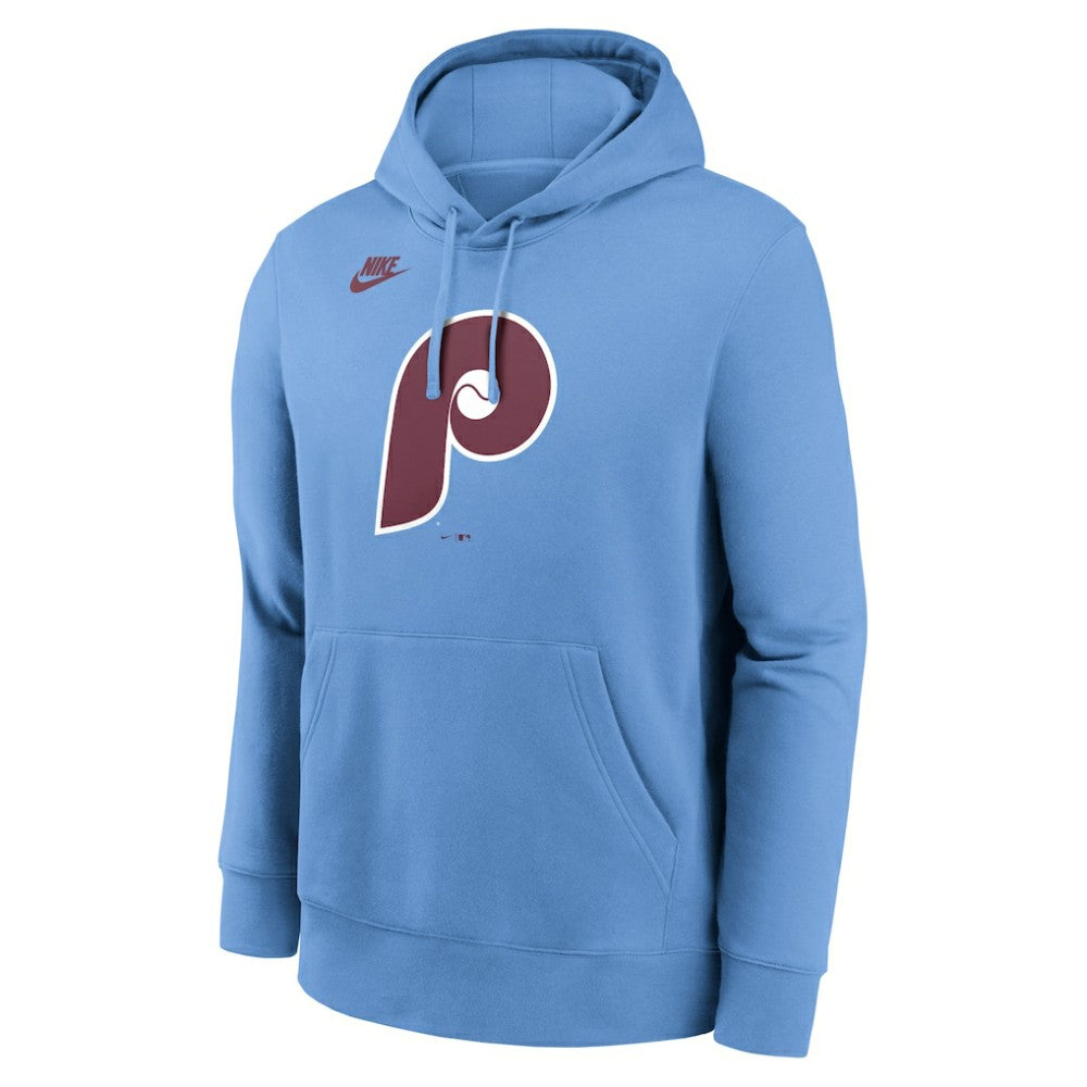 Philadelphia Phillies Cooperstown Collection Logo Club Hoodie - Light Blue | Nike