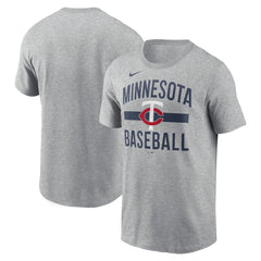 Minnesota Twins  Arched T-Shirt - Heather Gray | Nike
