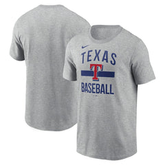 Texas Rangers  Arched T-Shirt - Heather Gray | Nike
