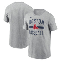Boston Red Sox  Arched T-Shirt - Heather Gray | Nike