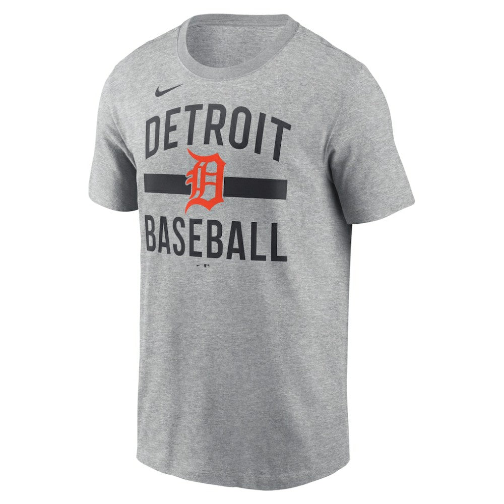 Detroit Tigers  Arched T-Shirt - Heather Gray | Nike