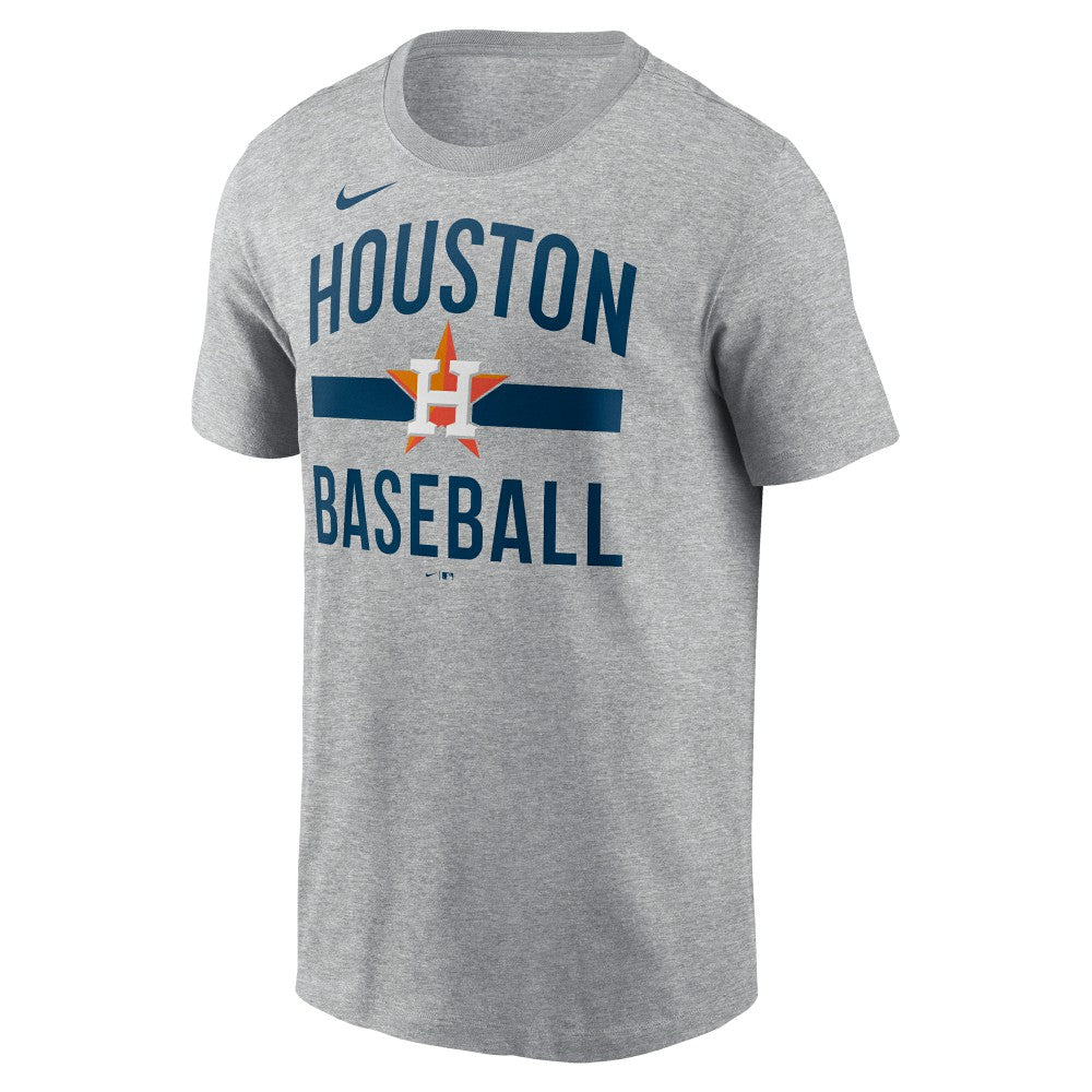 Houston Astros  Arched T-Shirt - Heather Gray | Nike