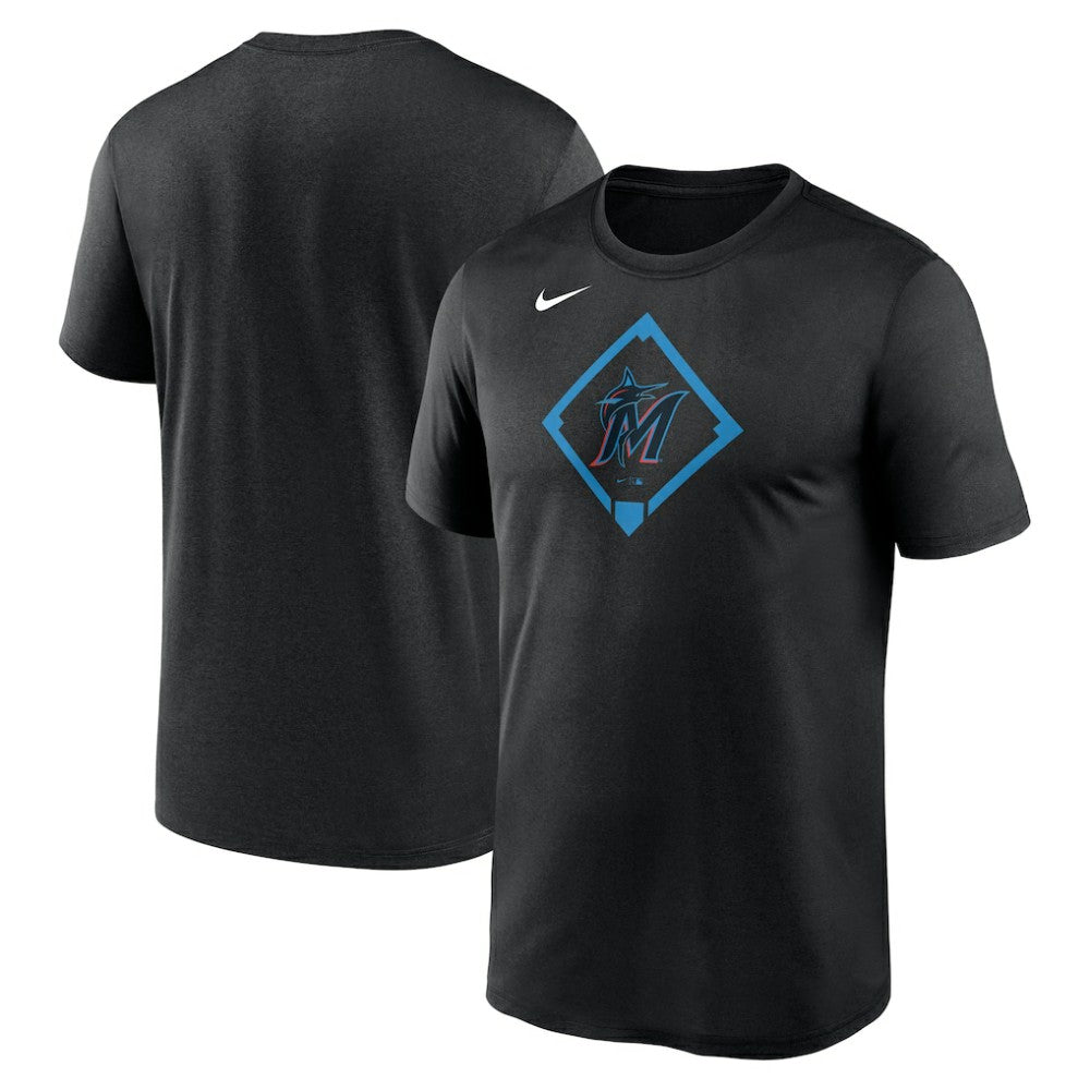 Miami Marlins Icon Legend Dri-FIT T-Shirt - Black | Nike
