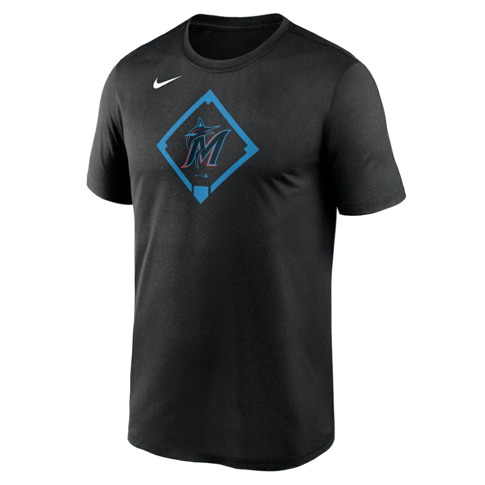 Miami Marlins Icon Legend Dri-FIT T-Shirt - Black | Nike