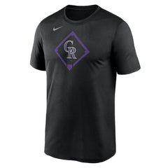 Colorado Rockies Icon Legend Dri-FIT T-Shirt - Black | Nike