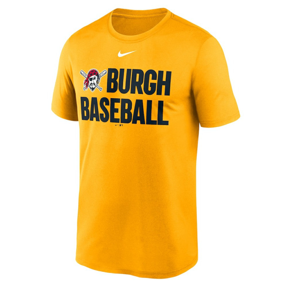 Pittsburgh Pirates Local Legend Performance T-Shirt - Gold | Nike