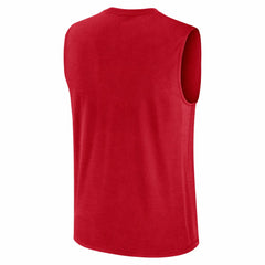 Cincinnati Reds Knockout Dri-FIT Muscle Tank Top - Red | Nike