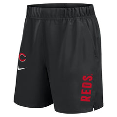 Cincinnati Reds Woven Victory Dri-FIT Shorts - Black | Nike