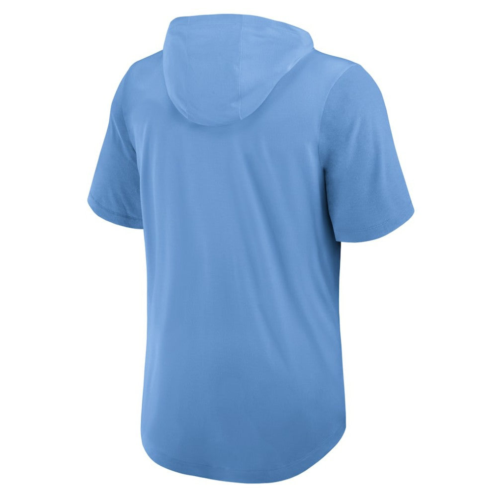 St. Louis Cardinals Tri-Blend Hoodie T-Shirt - Light Blue | Nike
