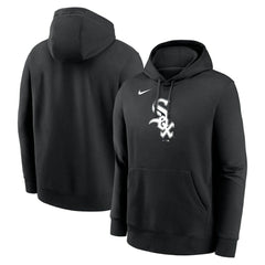 Chicago White Sox Logo Club Fleece Hoodie - Black | Nike