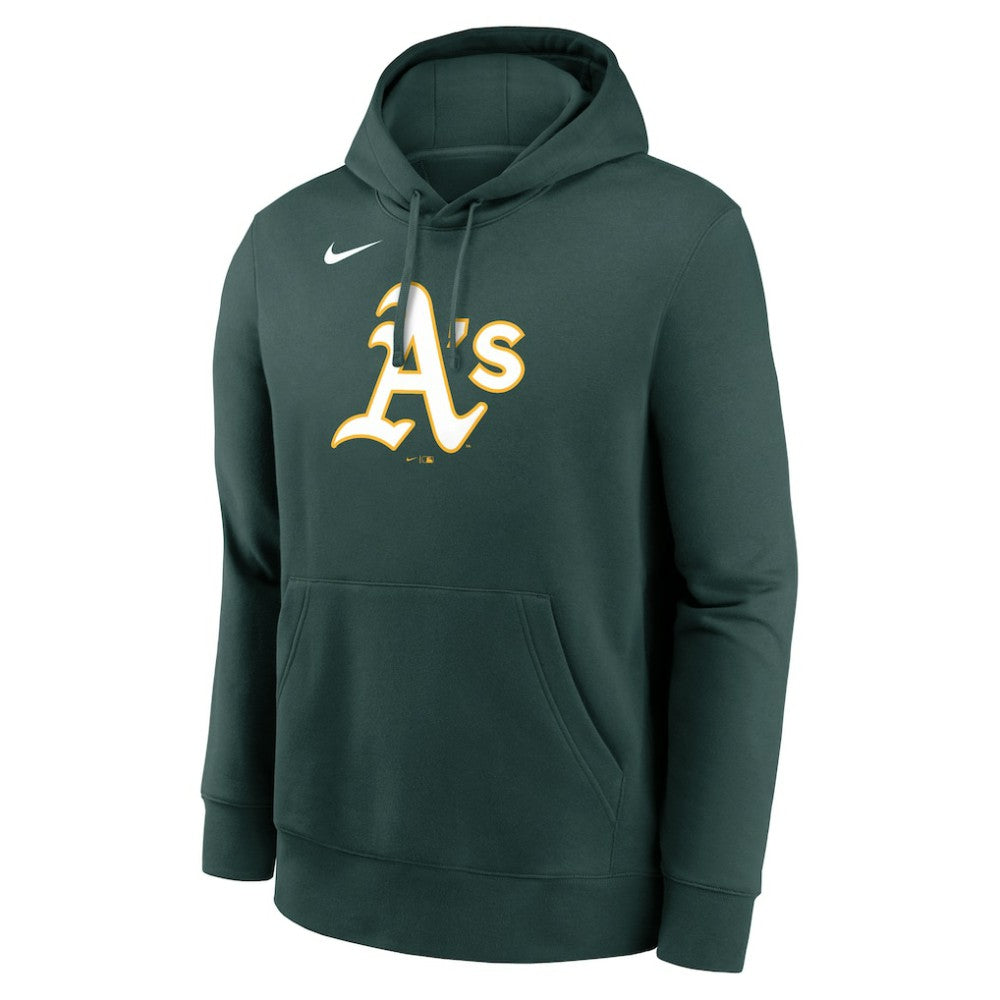 Athletics Logo Club Fleece Hoodie - Green | Nike