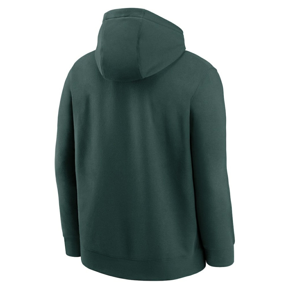 Athletics Logo Club Fleece Hoodie - Green | Nike