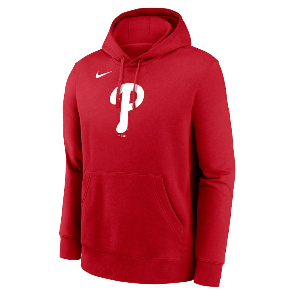 Philadelphia Phillies Logo Club Fleece Hoodie - Red | Nike