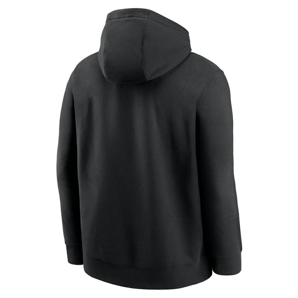 Colorado Rockies Logo Club Fleece Hoodie - Black | Nike