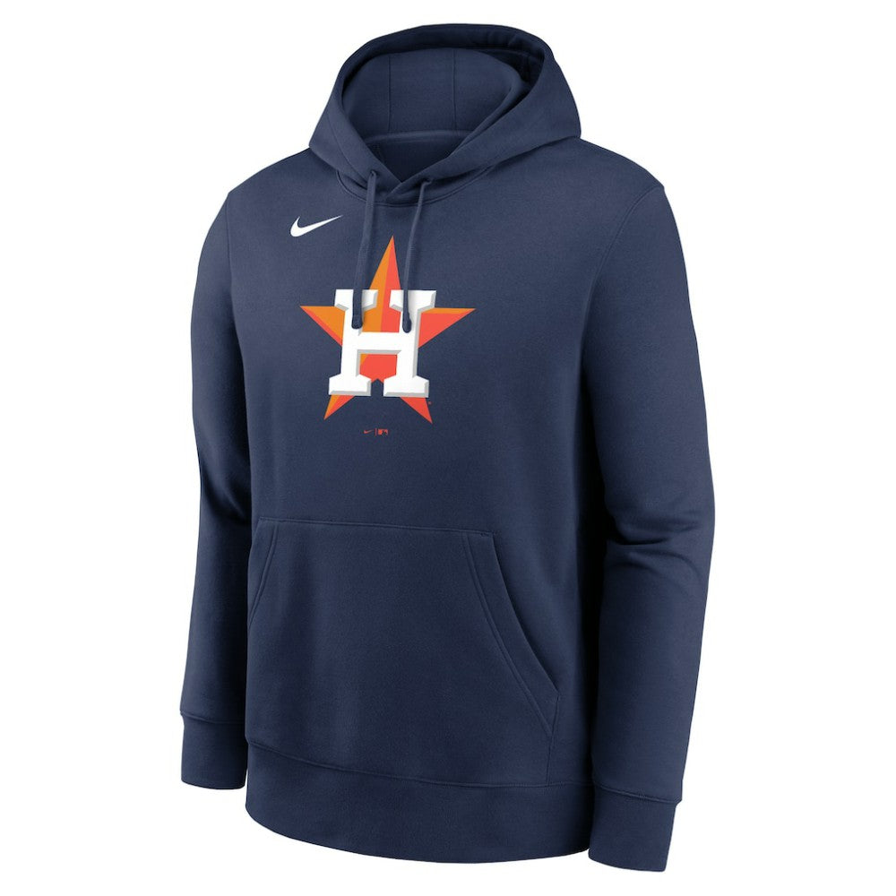 Houston Astros Logo Club Fleece Hoodie - Navy | Nike