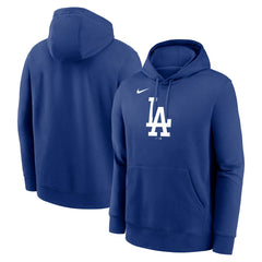 Los Angeles Dodgers Logo Club Fleece Hoodie - Royal | Nike