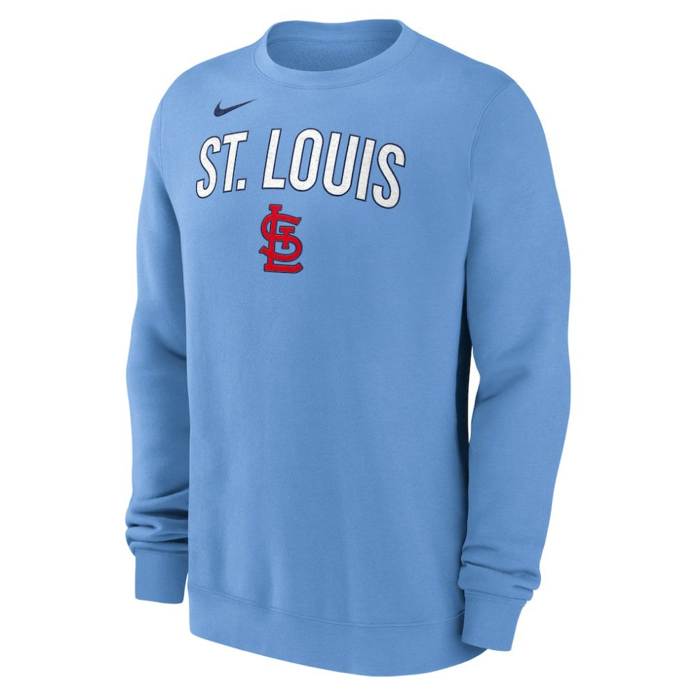 St. Louis Cardinals Sweatshirt - Light Blue | Nike